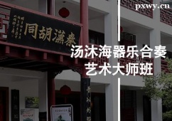 湯沐海器樂合奏藝術(shù)大師班